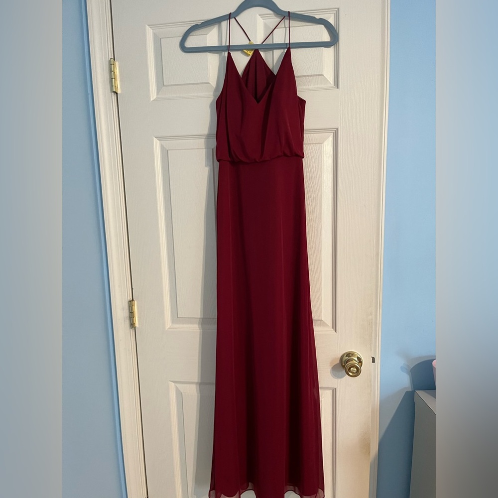 Burgundy Alfred Sung Dress in size 00